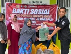 HUT Humas Polri ke-74, Polres Rohul Manjakan Panti Asuhan dengan Berbagi Cinta