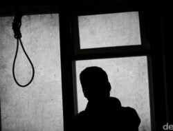 Mayat Pria Tergantung di Flyover Bandung