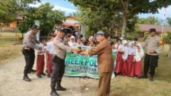 Dari Keamanan ke Alam, Polisi Rohul Tanam Pohon di 21 Sekolah!