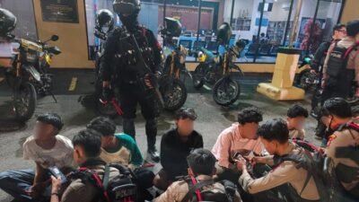 Gagalkan Kacau, Brimob PMJ Amankan 8 Orang di Tawuran-Balap Liar Jakut-Bekasi!
